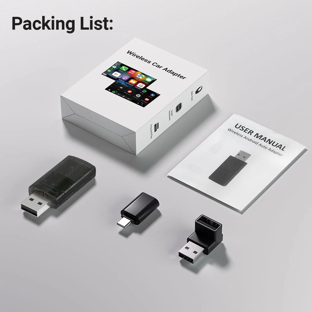 2-in-1 Mini Wireless CarPlay/Android Auto Adapter - Image 11