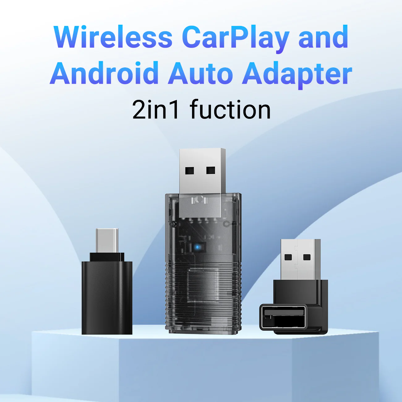 2-in-1 Mini Wireless CarPlay/Android Auto Adapter - Image 13