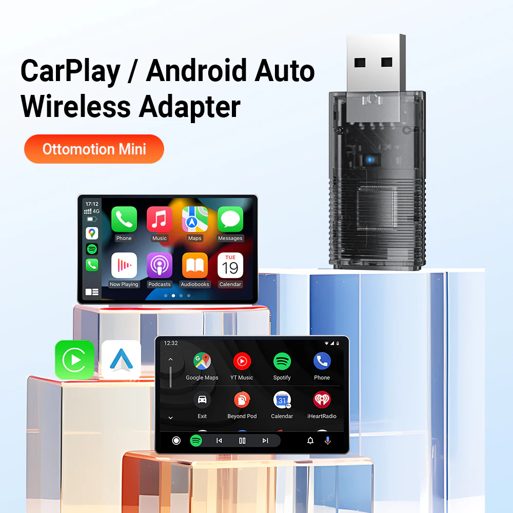2-in-1 Mini Wireless CarPlay/Android Auto Adapter - Image 2
