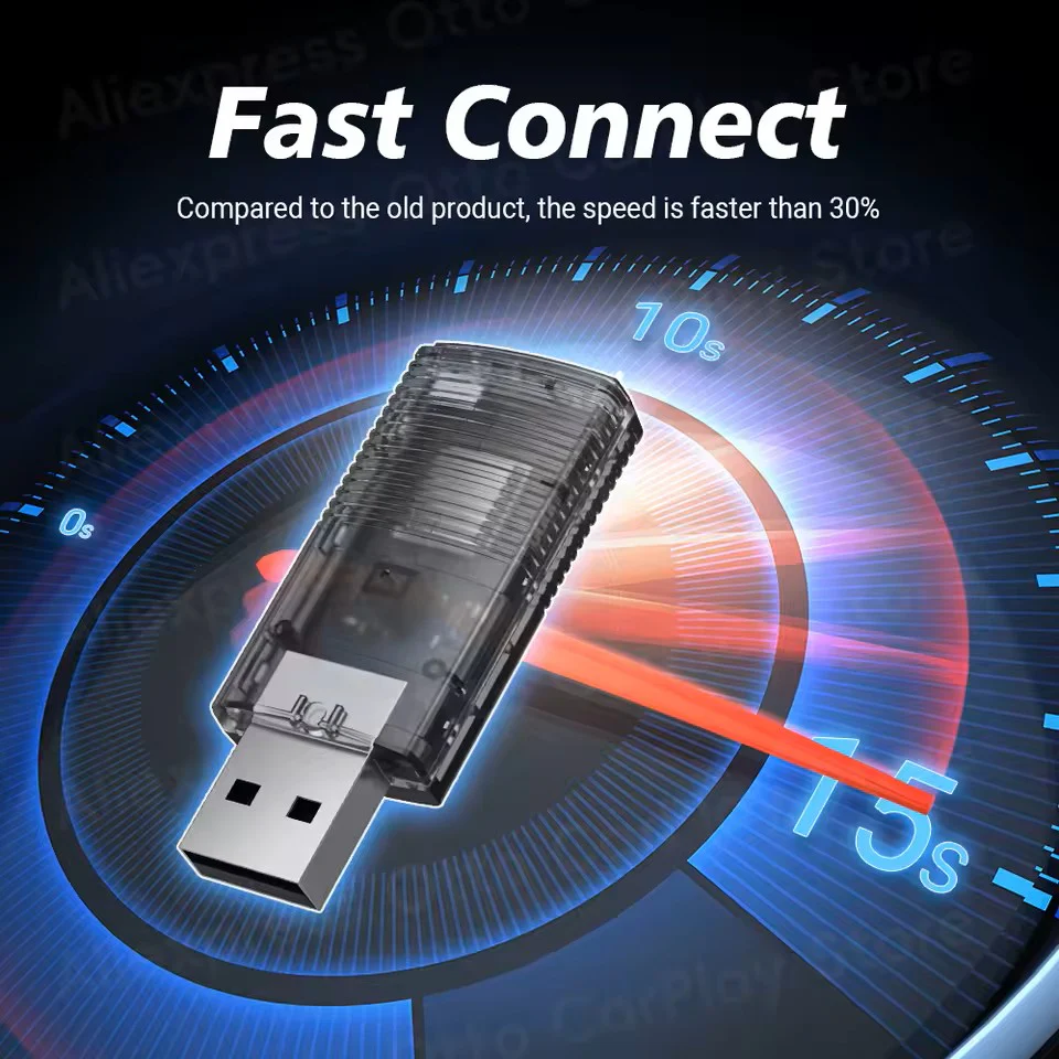 2-in-1 Mini Wireless CarPlay/Android Auto Adapter - Image 3