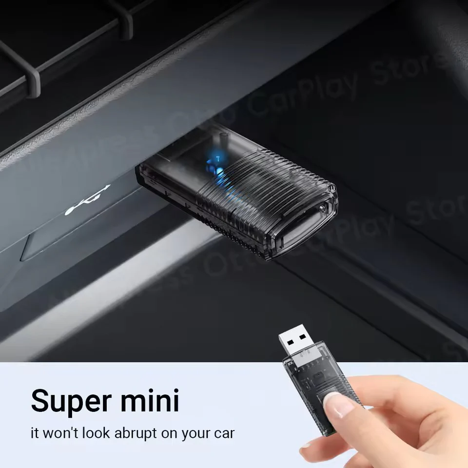 2-in-1 Mini Wireless CarPlay/Android Auto Adapter - Image 9