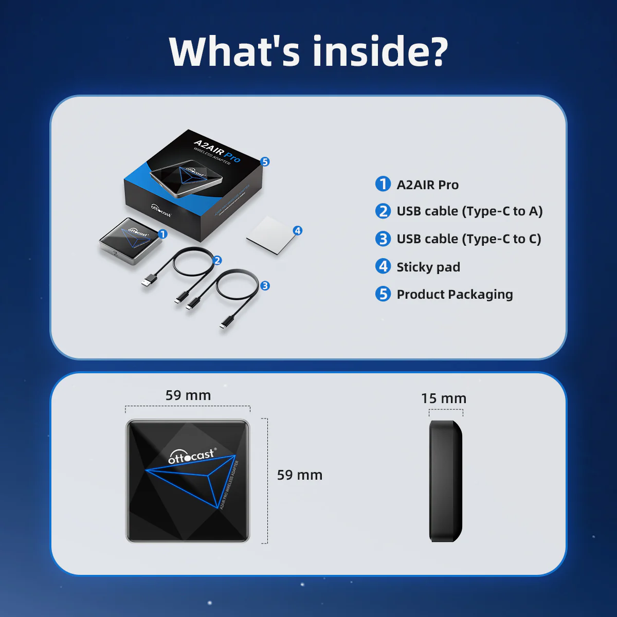 A2Air Pro Wireless Android Auto Adapter - Image 9