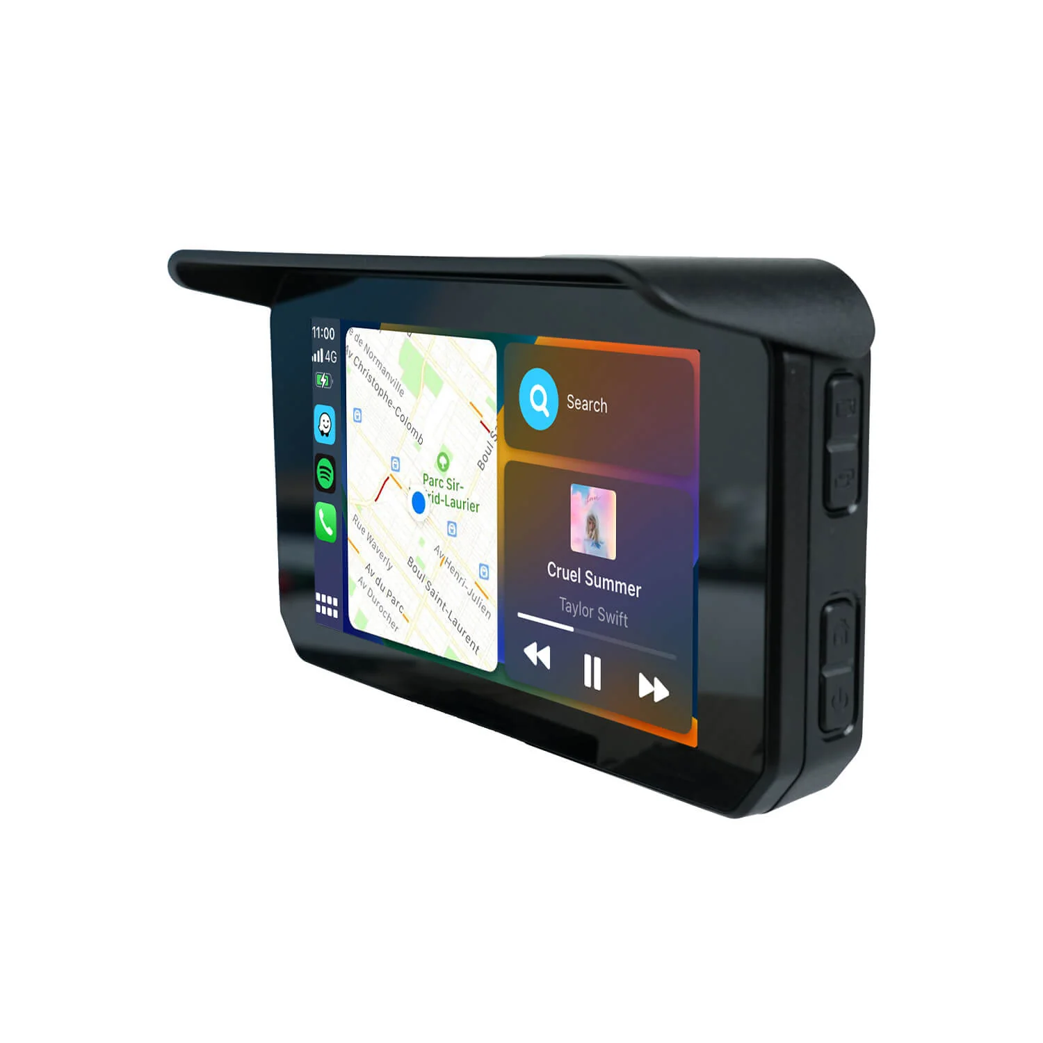 CarPlay Lite C5 SE Portable Motorcycle GPS Wireless CarPlay/Android Auto Screen - Image 4