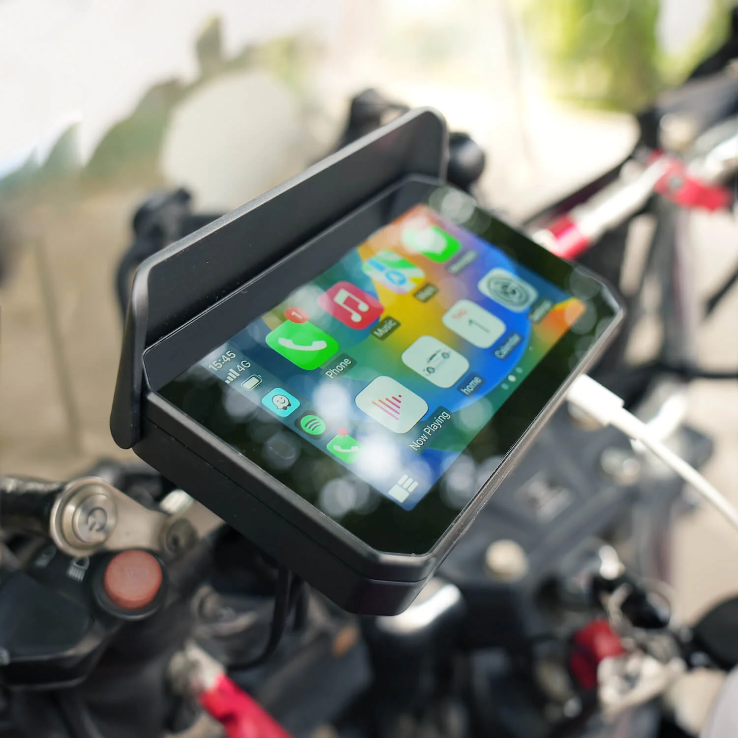 CarPlay Lite C5 SE Portable Motorcycle GPS Wireless CarPlay/Android Auto Screen - Image 5