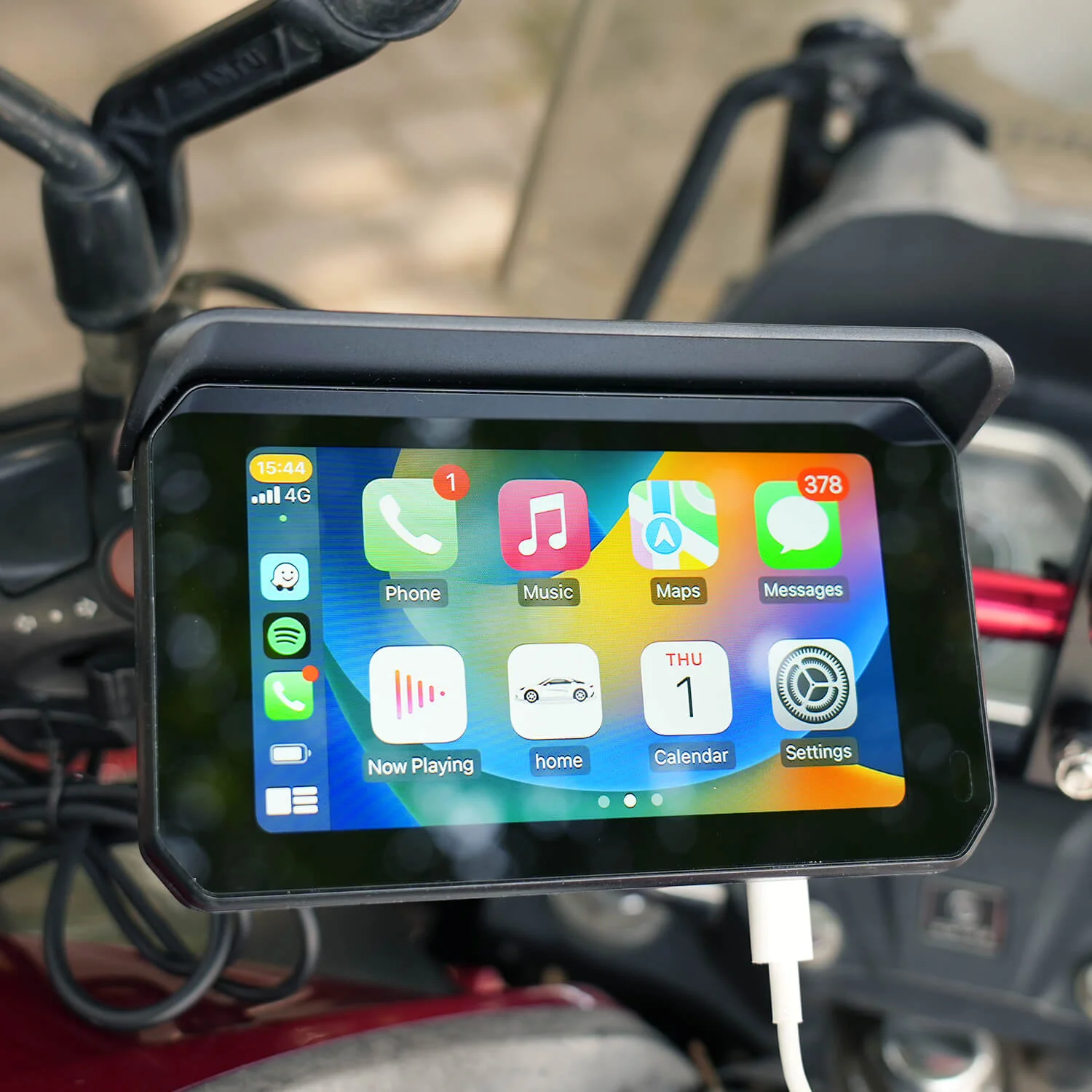 CarPlay Lite C5 SE Portable Motorcycle GPS Wireless CarPlay/Android Auto Screen - Image 6