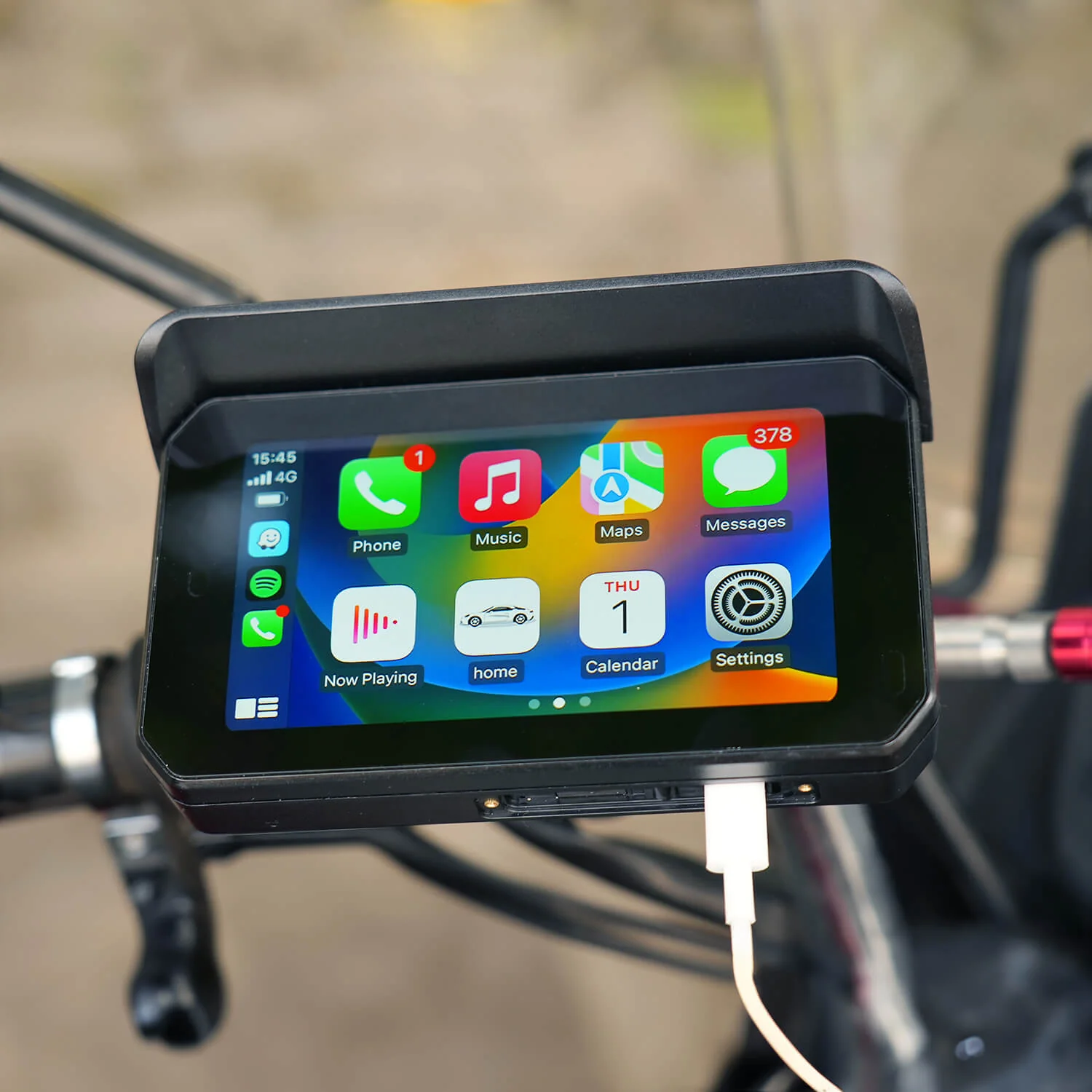 CarPlay Lite C5 SE Portable Motorcycle GPS Wireless CarPlay/Android Auto Screen - Image 7