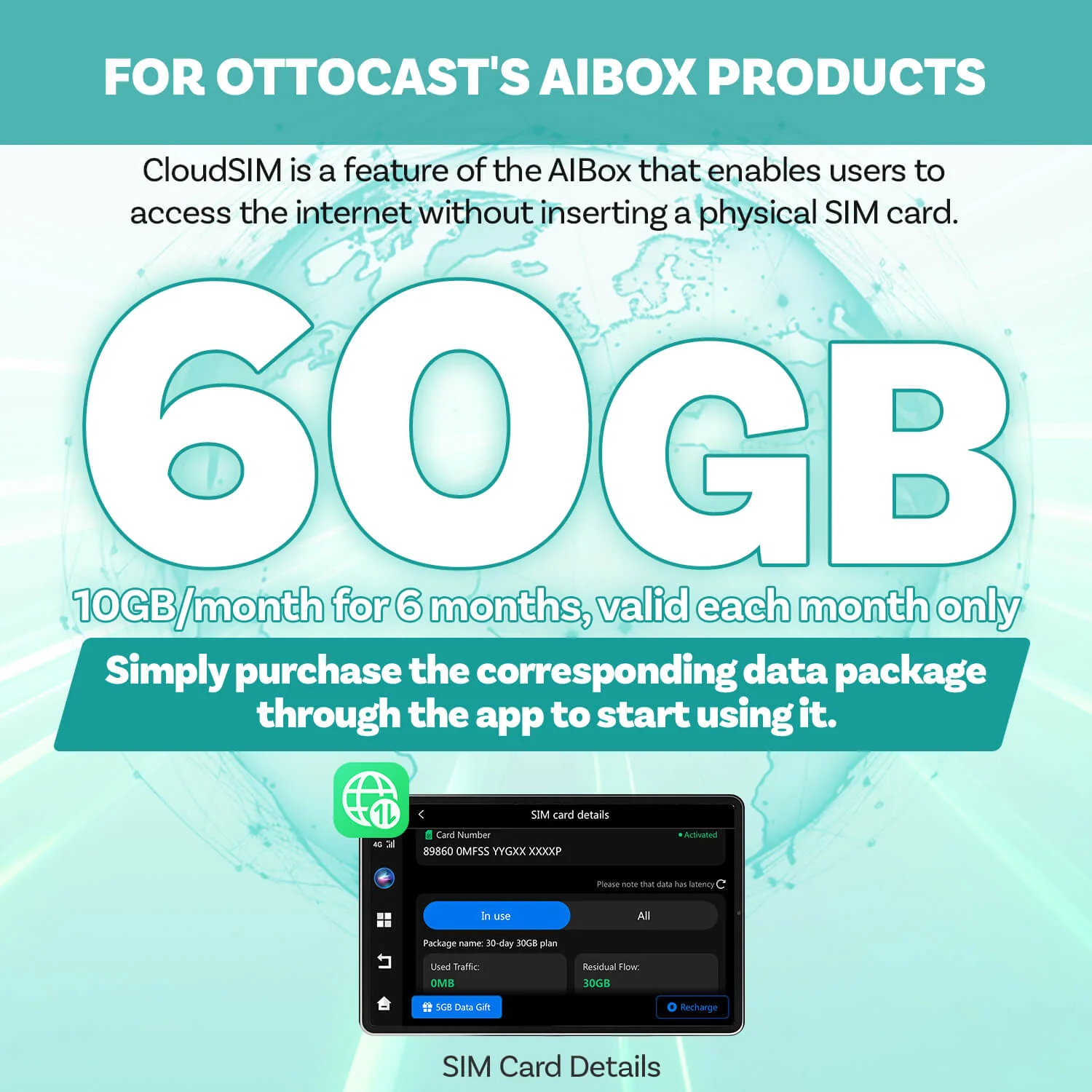 Ottocast CloudSIM - 10GB/30GB/60GB/120GB - Image 9