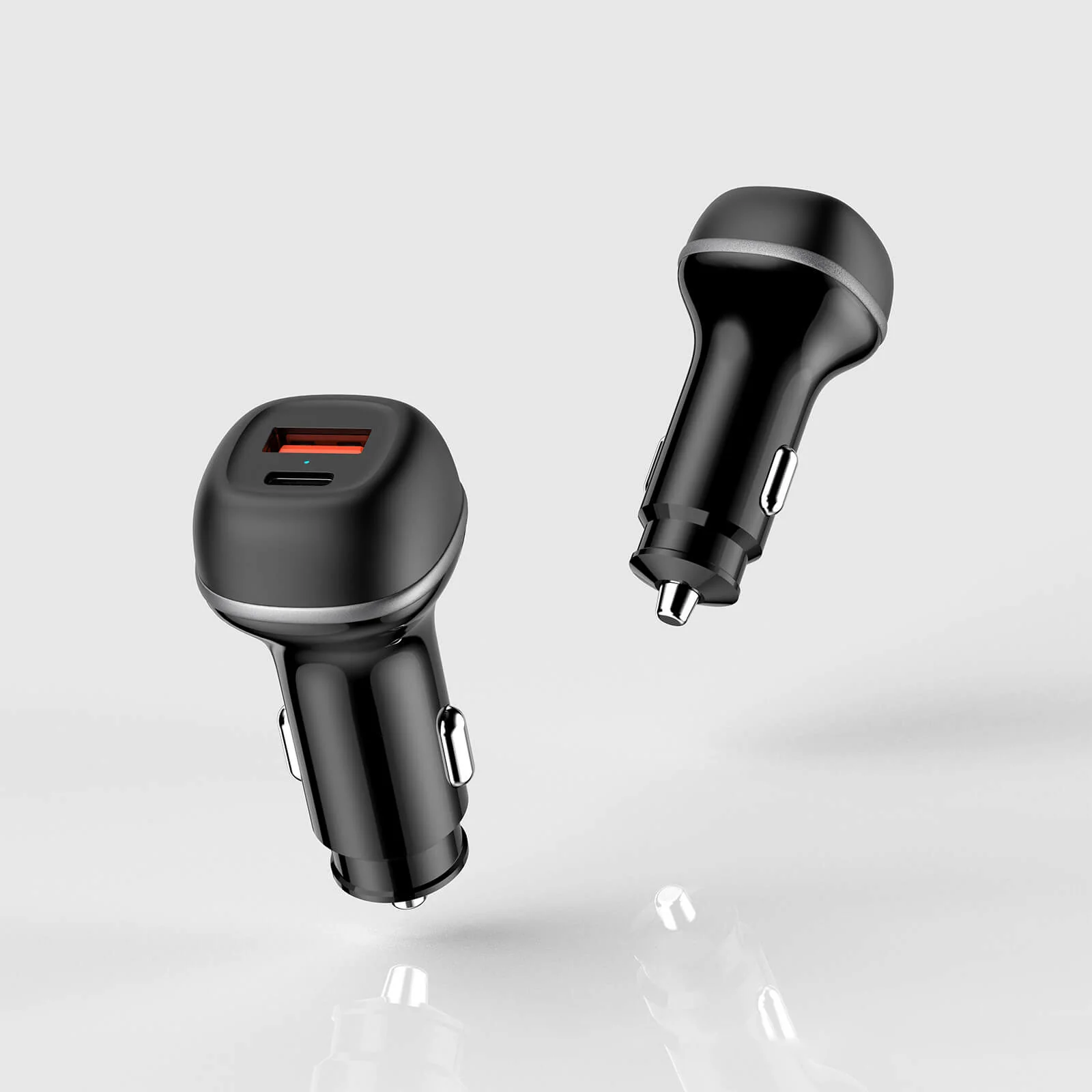 Fast Car Charger Dual USB-C & USB-A - Image 4