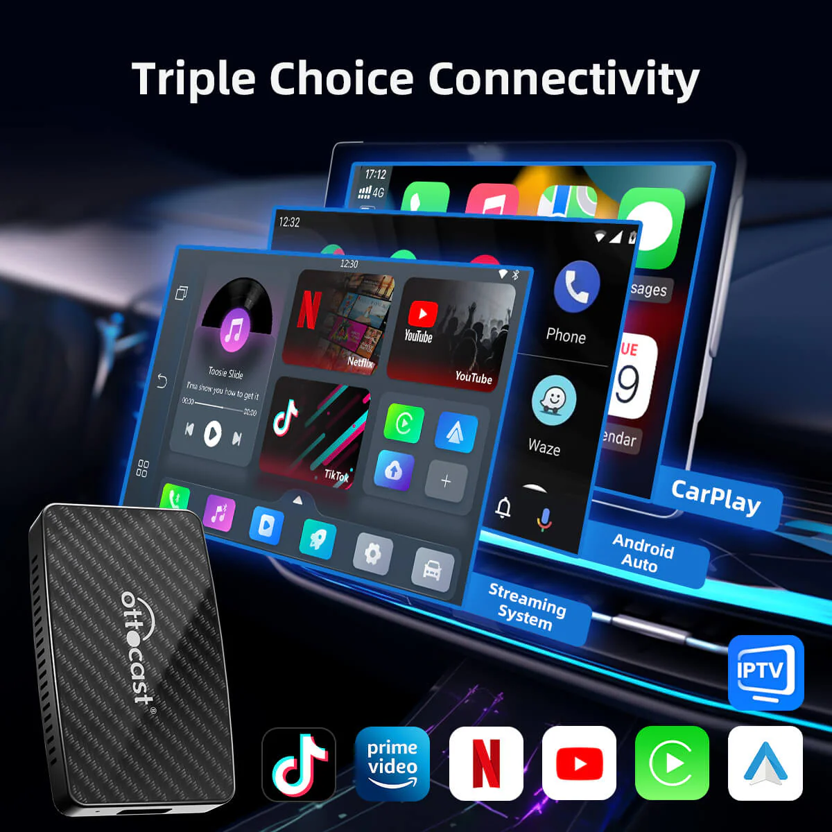 (LIMITED STOCK) Play2Video Pro Wireless CarPlay/ Android Auto All-in-one Adapter - Image 3
