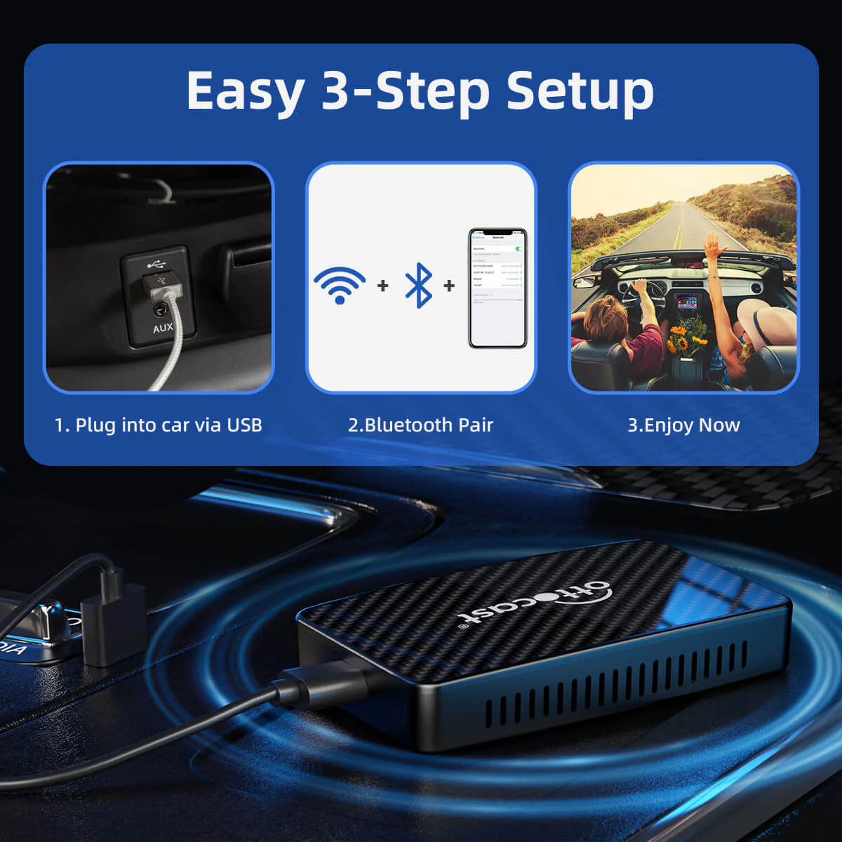 (LIMITED STOCK) Play2Video Pro Wireless CarPlay/ Android Auto All-in-one Adapter - Image 6
