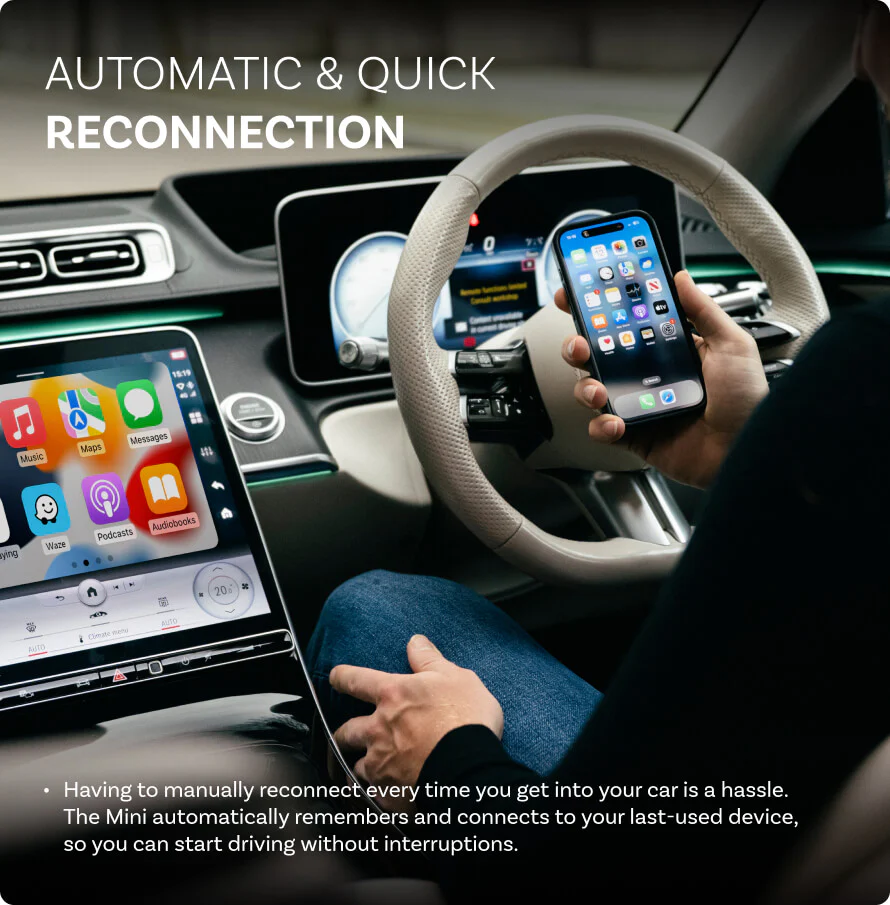 Mini Wireless CarPlay/Android Auto Adapter - Image 4