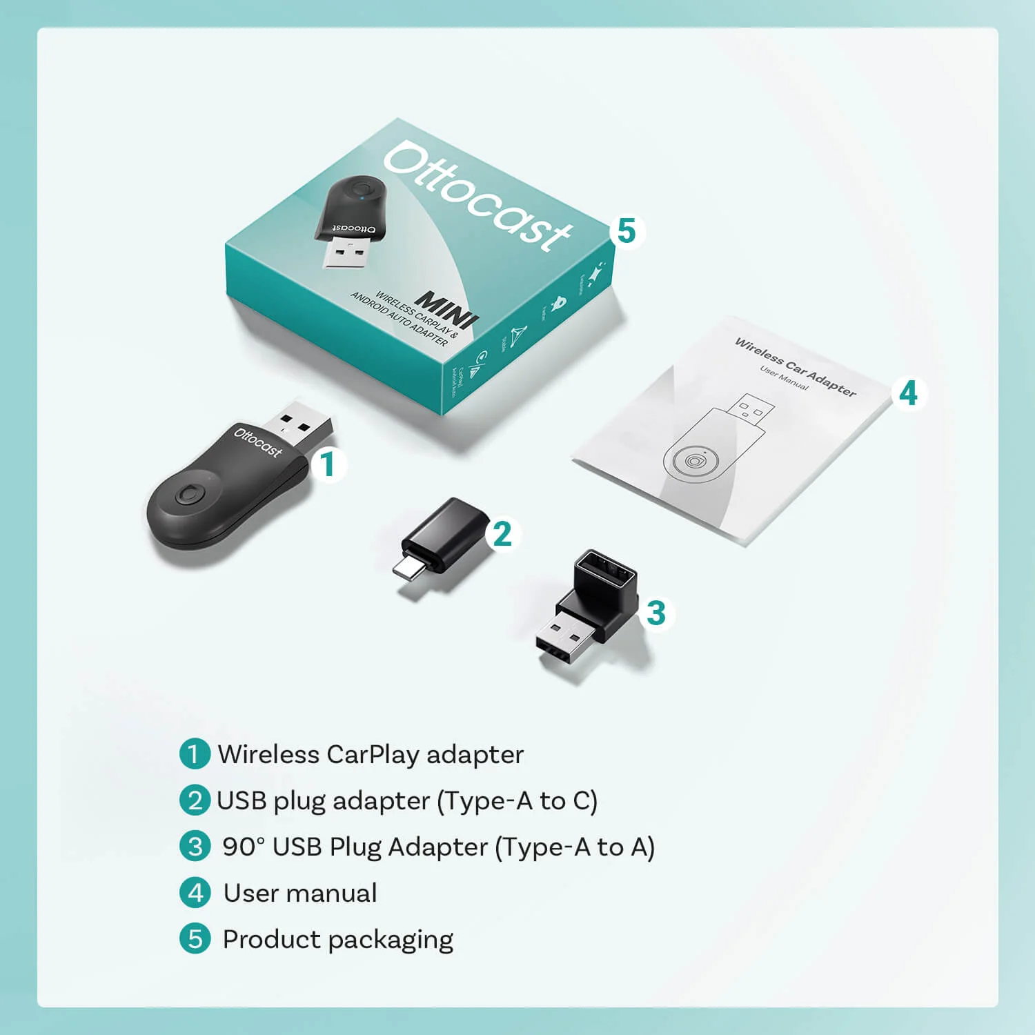 Mini Wireless CarPlay/Android Auto Adapter - Image 8
