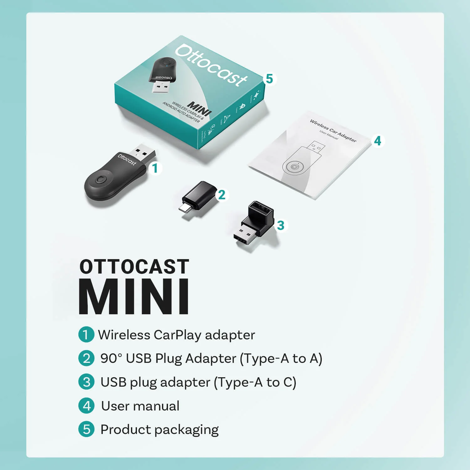 (EXCLUSIVE PRICE)-2-in-1 Mini Wireless CarPlay/Android Auto Adapter - Image 13