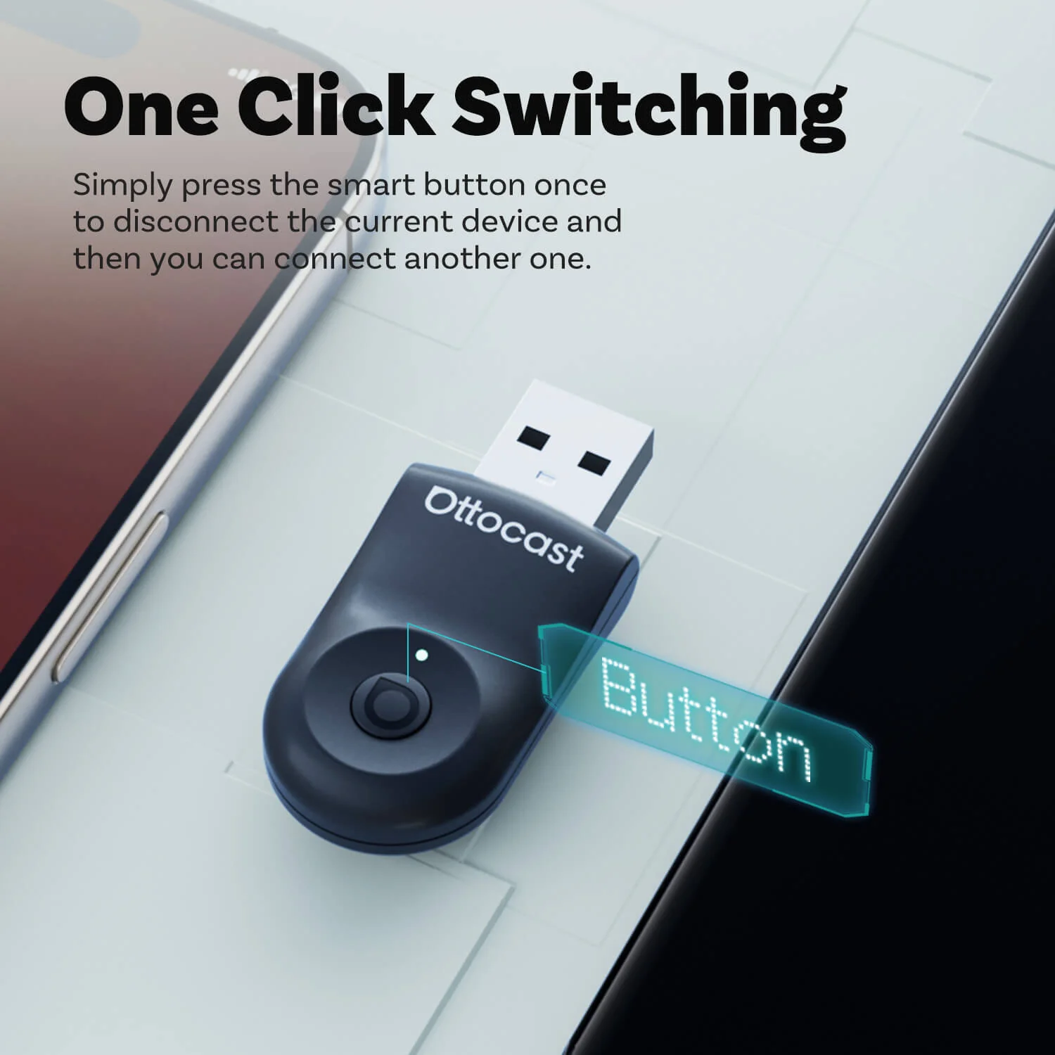 (EXCLUSIVE PRICE)-2-in-1 Mini Wireless CarPlay/Android Auto Adapter - Image 8