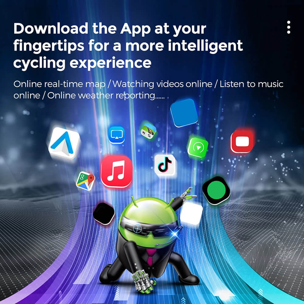CarPlay Lite C5 Ultra Motorcycle Android 12 GPS Display Screen With DVR Camera - Image 5