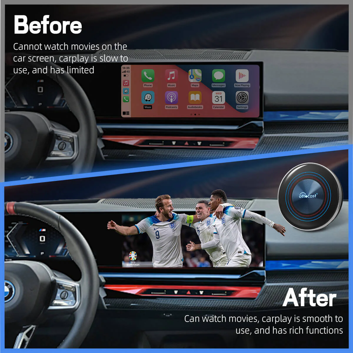 OttoAibox i3 BMW CarPlay AI Box - Image 4