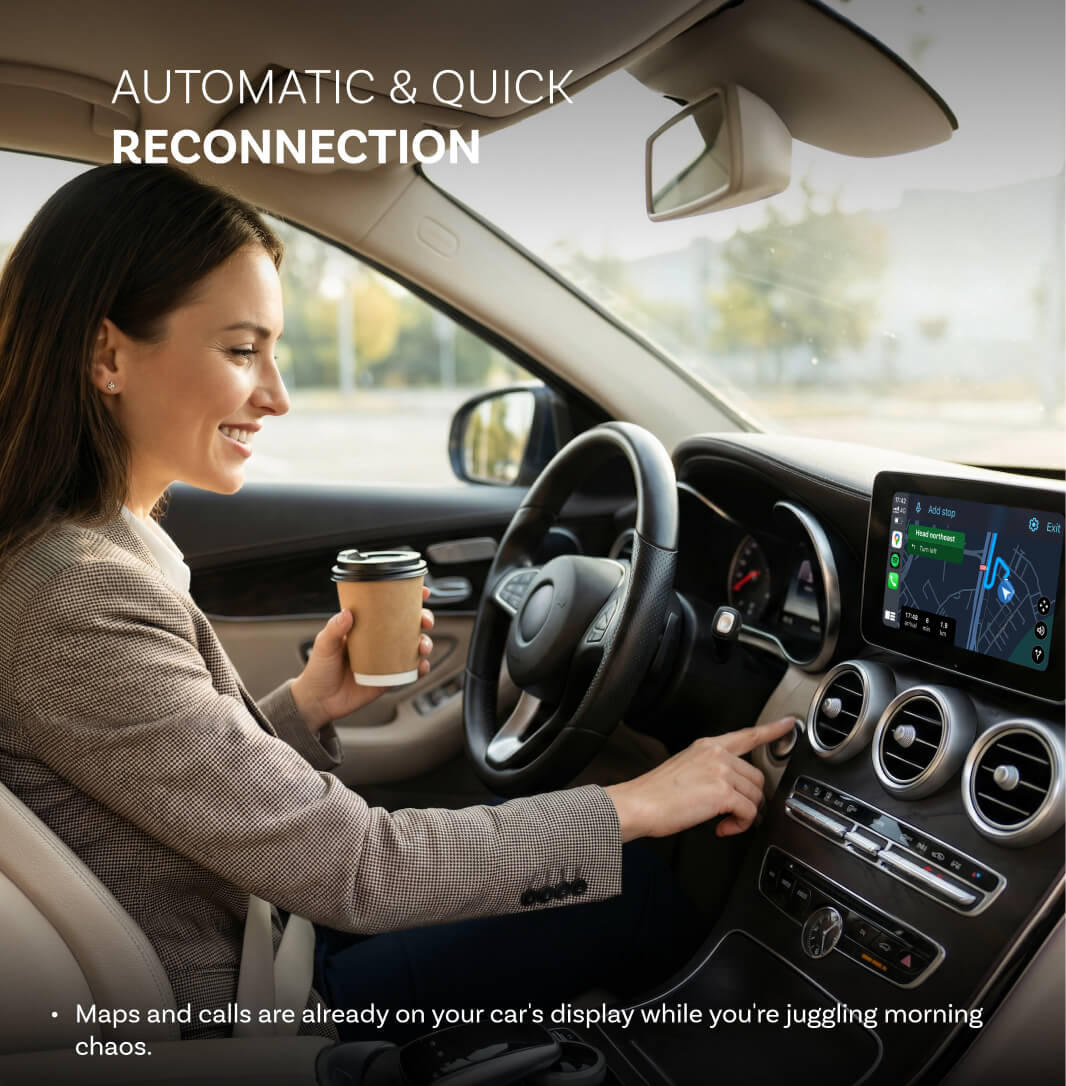 Ottocast Mini NOVA Wireless CarPlay/Android Auto Adapter - Image 6