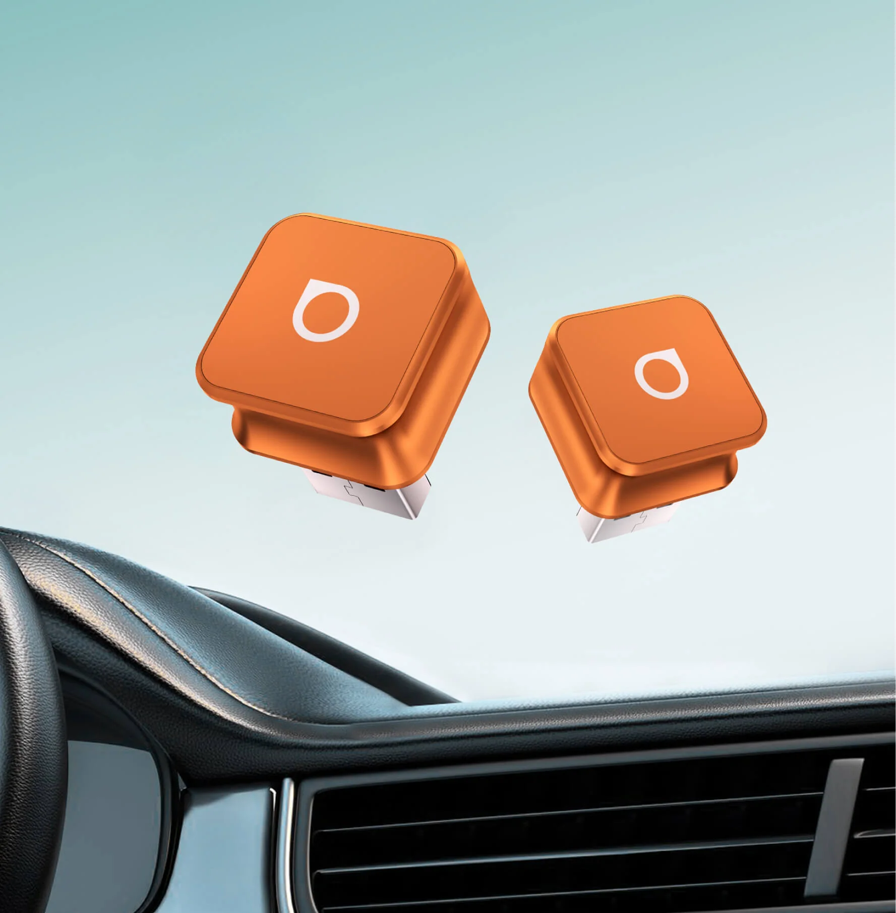 Ottocast Mini Cube 3.0 Adapter - Cosmic Orange - Image 14