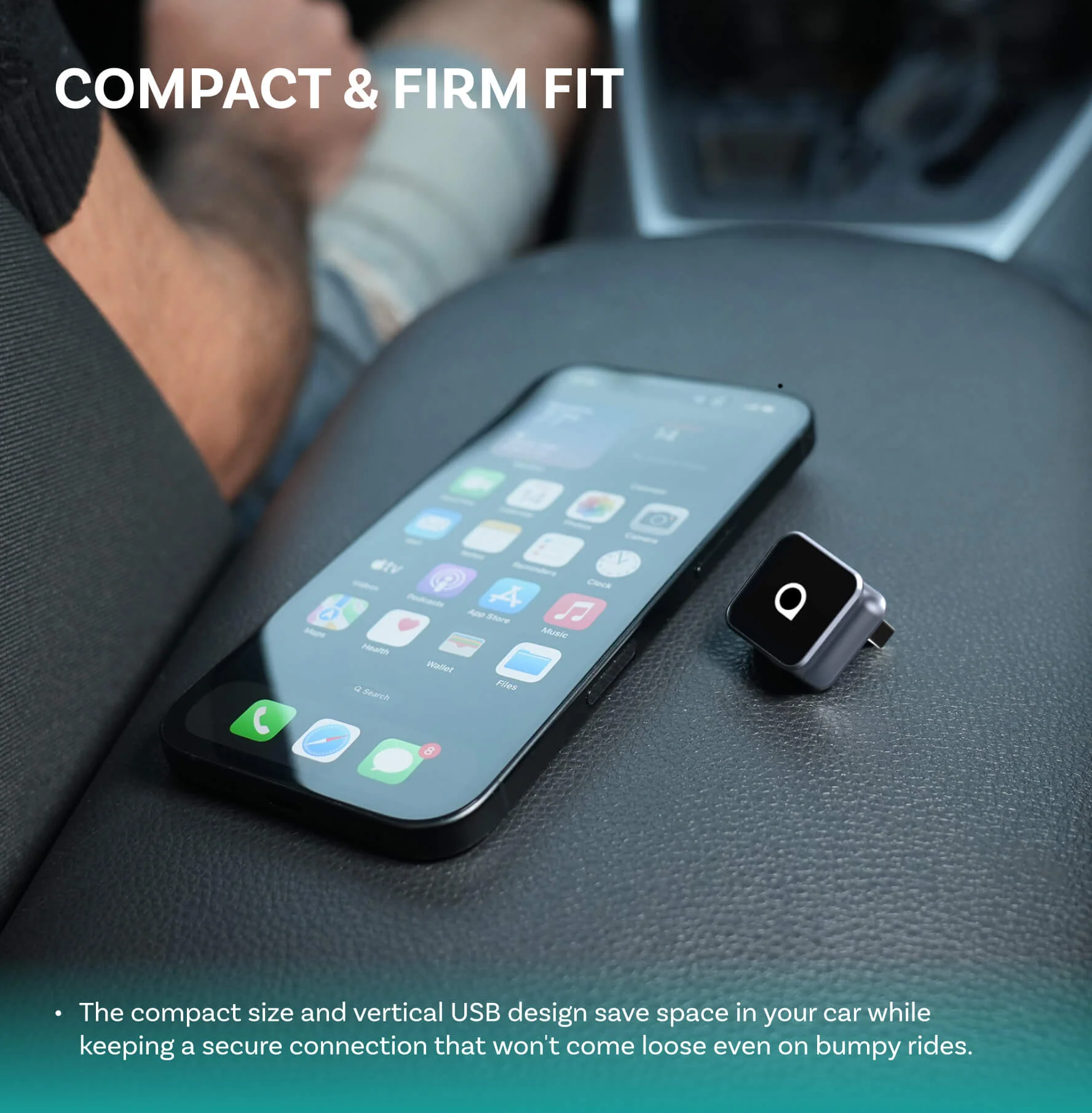 Ottocast Mini Cube 3.0 Wireless CarPlay/Android Auto Adapter - Image 5