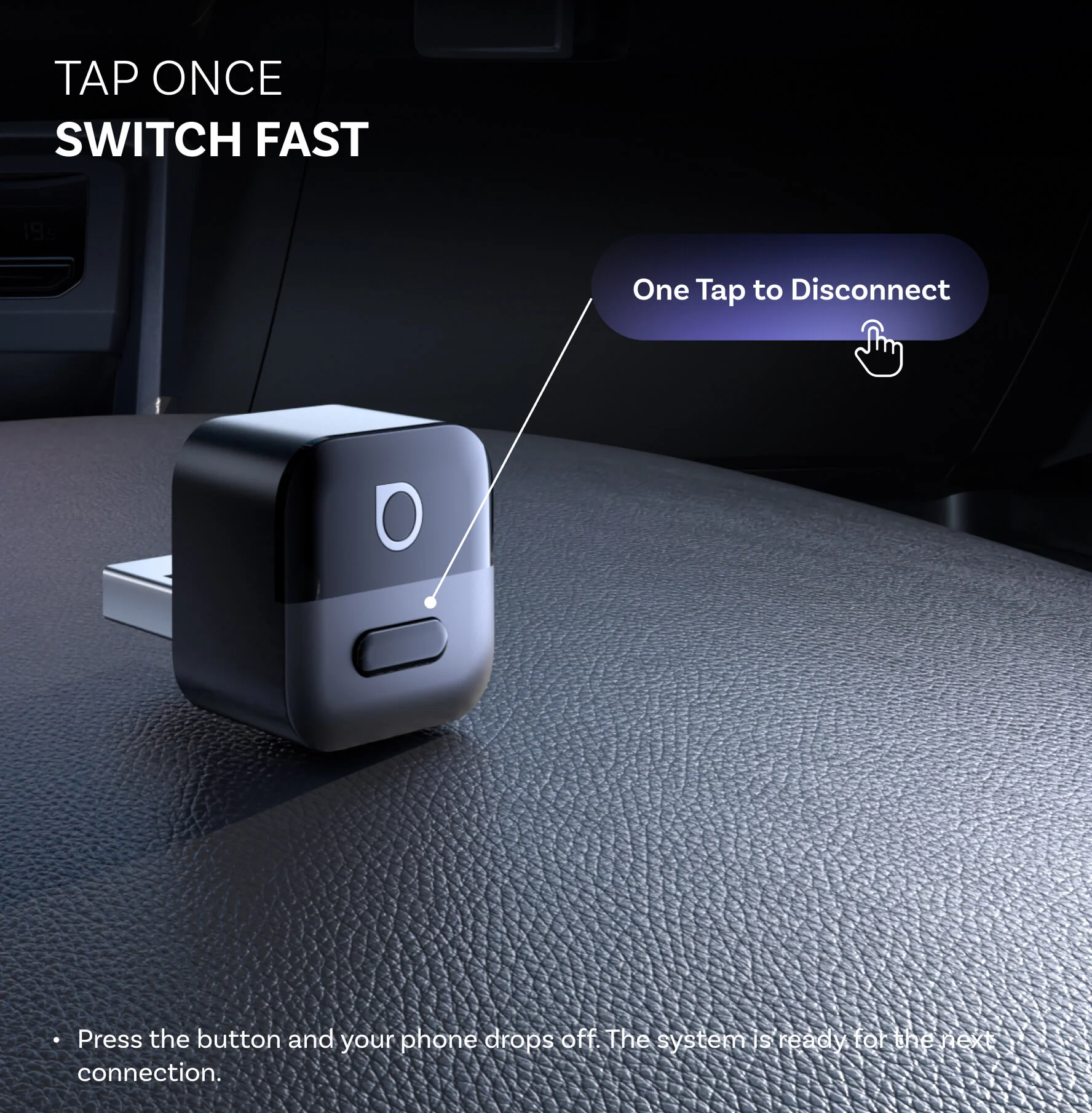 Ottocast Mini Pico Wireless CarPlay/Android Auto Adapter - Image 9