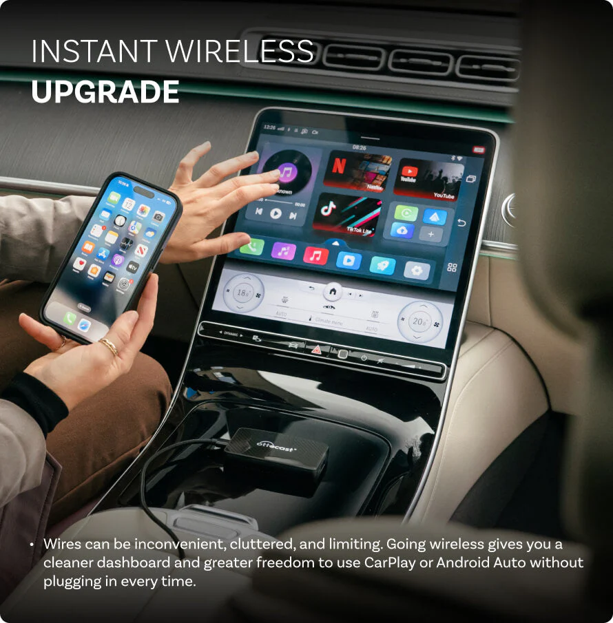 Play2Video Pro Wireless CarPlay/ Android Auto All-in-one Adapter - Image 5