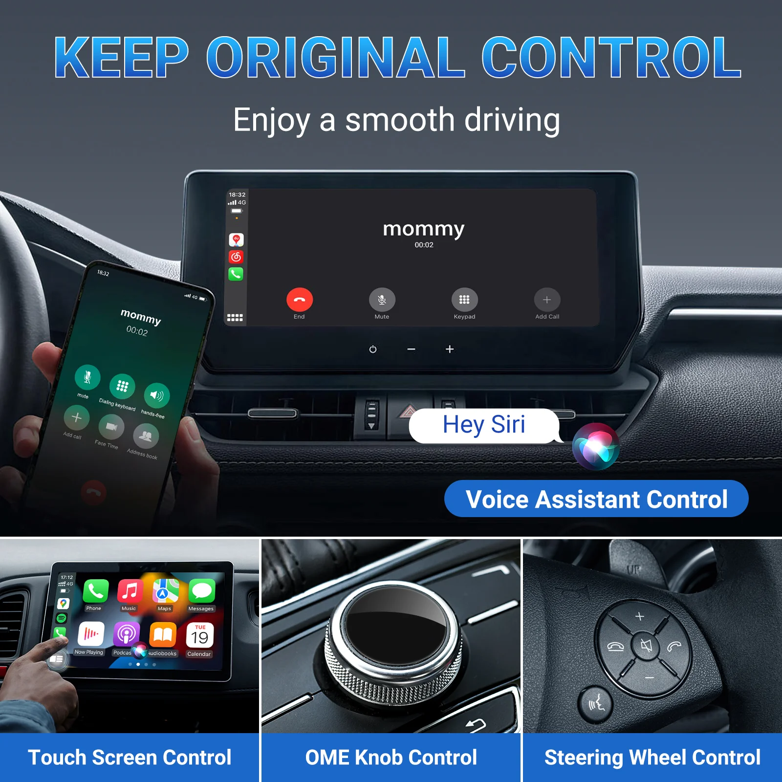 The Smart Car Link Wireless CarPlay/Android Auto 2 in 1 Adapter - Image 4