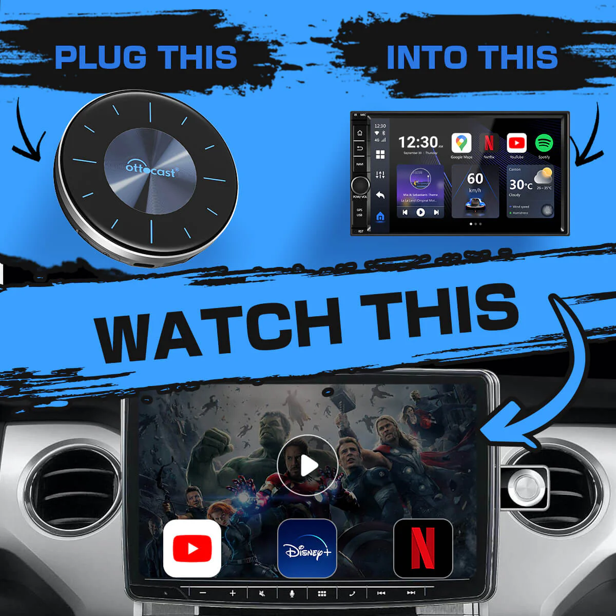 (Twitter Special Offer ) OttoAibox P3 CarPlay AI Box - Image 3