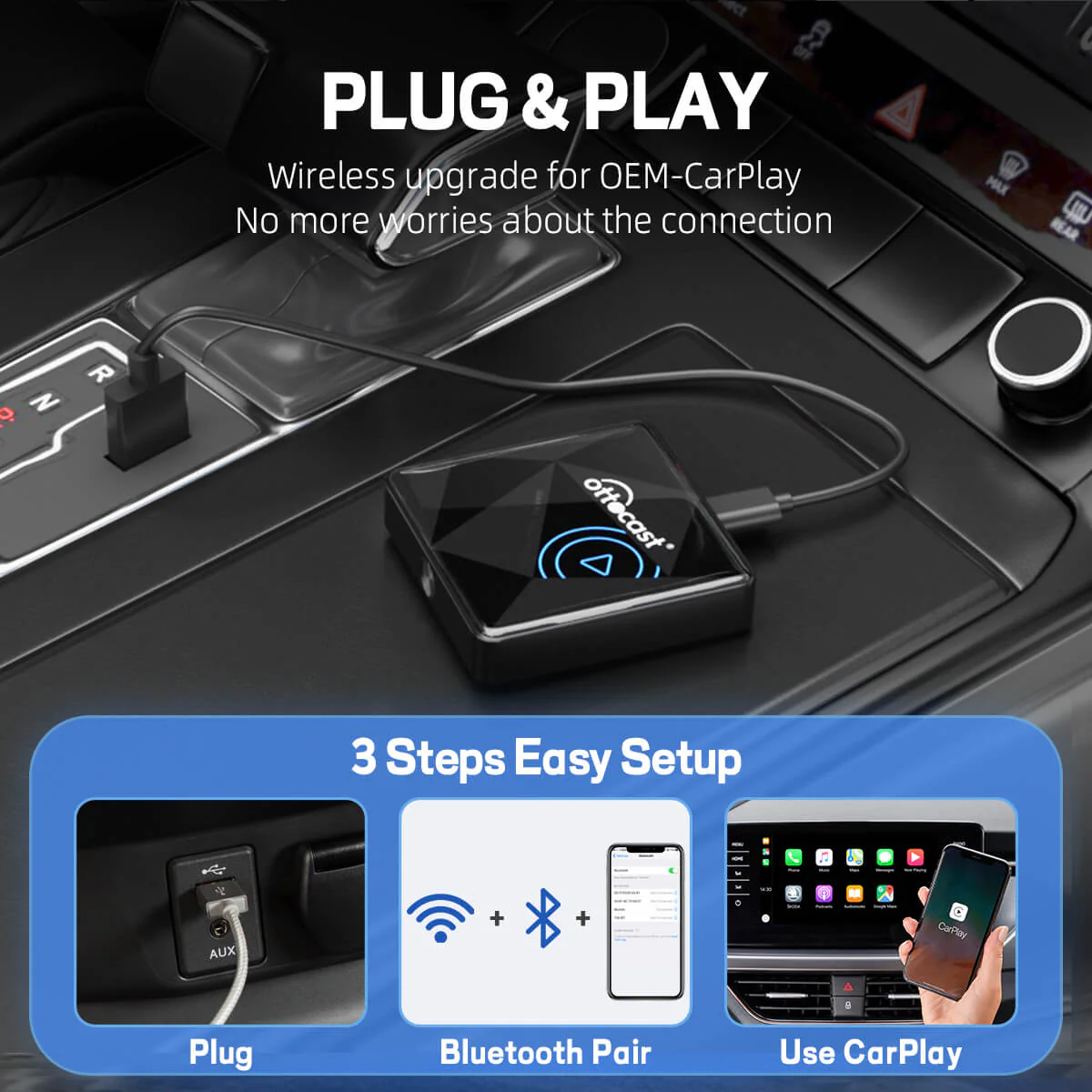 U2AIR Pro Wireless CarPlay Adapter - Image 4