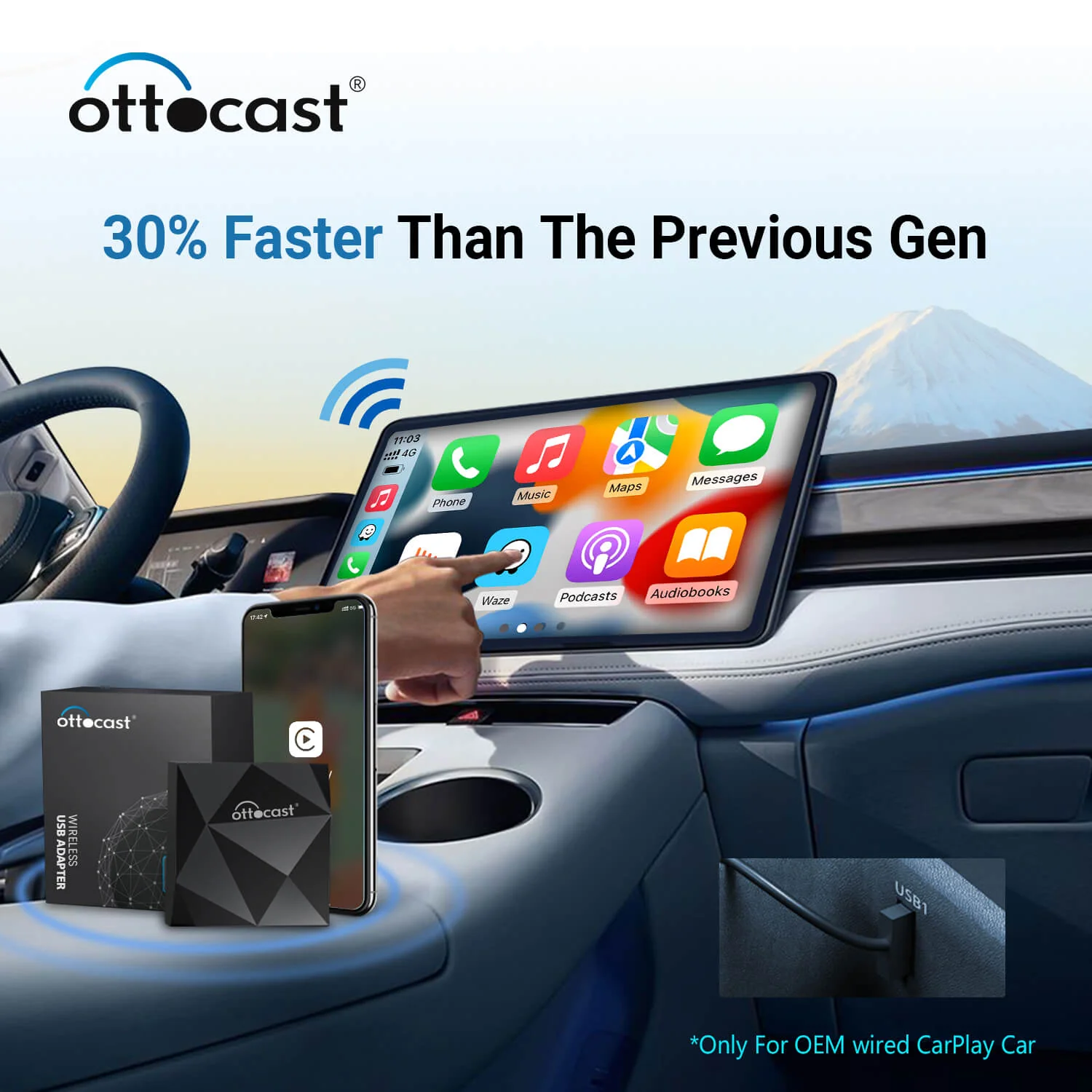 U2-AIR Wireless CarPlay-Adapter - Image 7