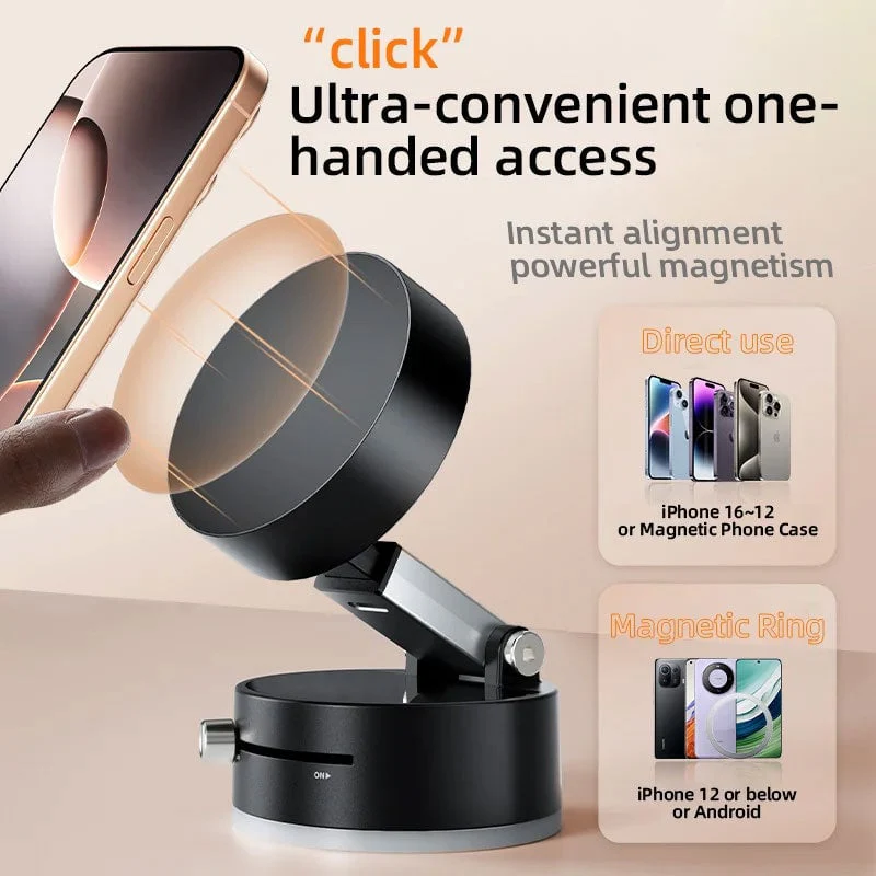 🎄New Year's Special 2025⛄🔔Vacuum Suction Magnetic Phone Stand - Image 3