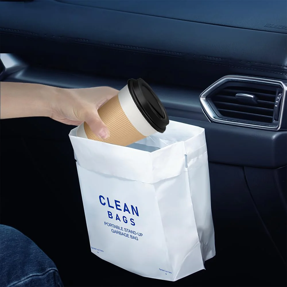 Waterproof Disposable Car Trash Bags - Image 2