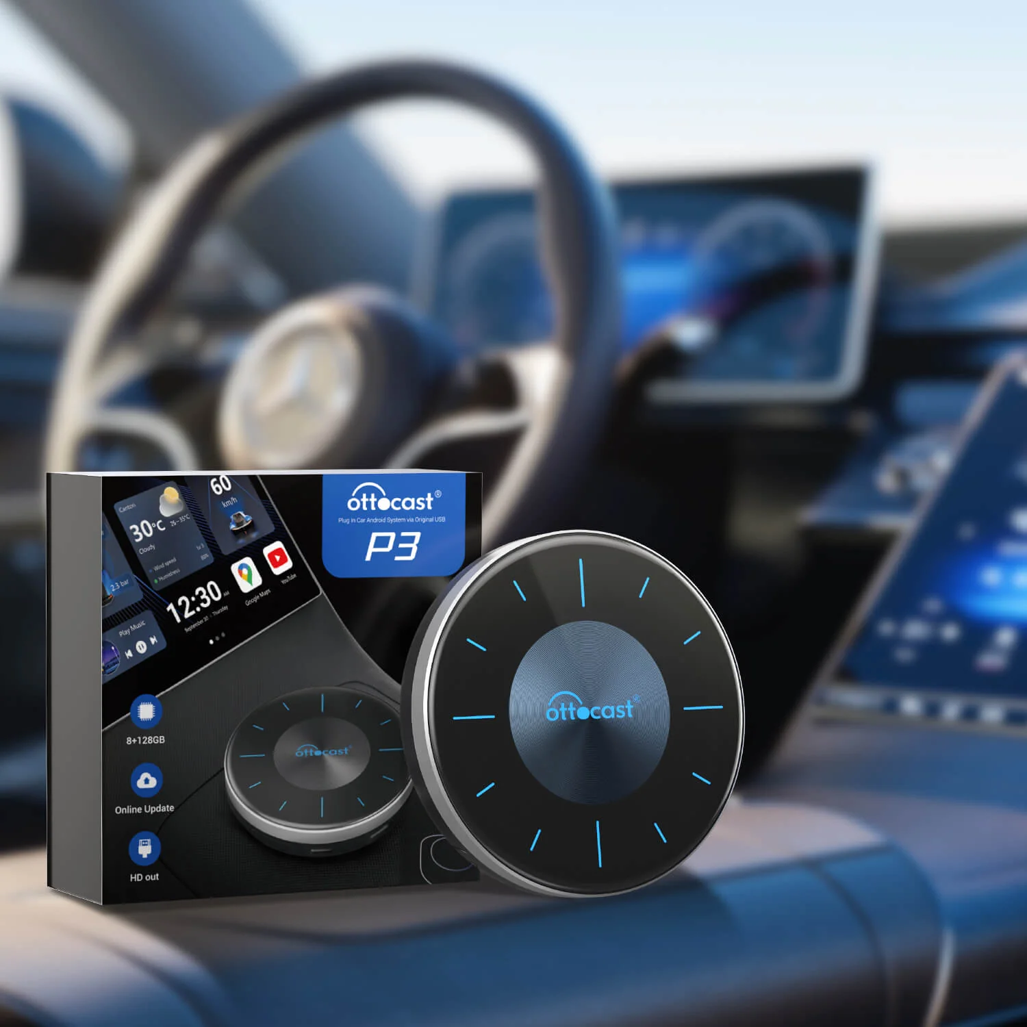 (Today Special Offer 26% OFF) OttoAibox P3 CarPlay AI Box - Image 12